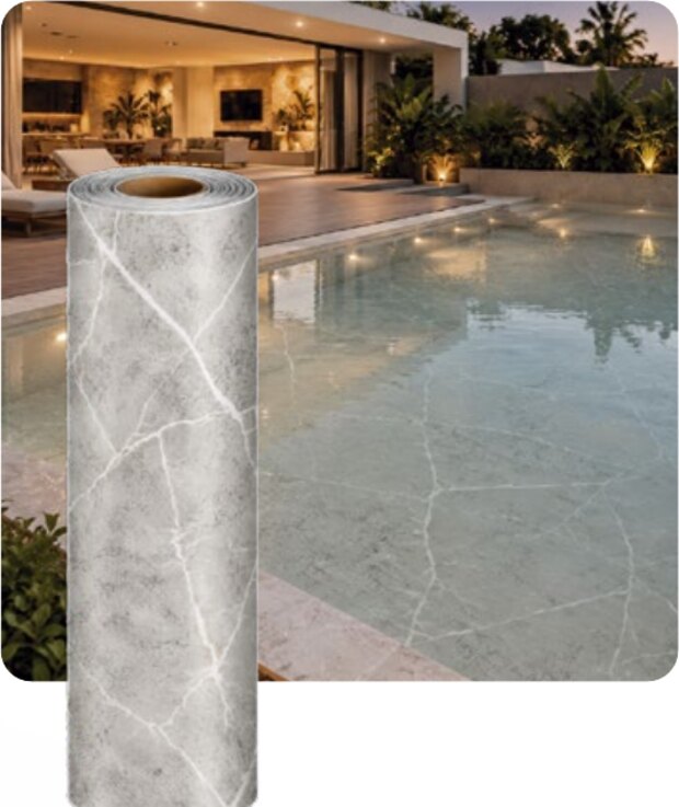 Estampa ATINS vinil 0,7 mm para piscina
