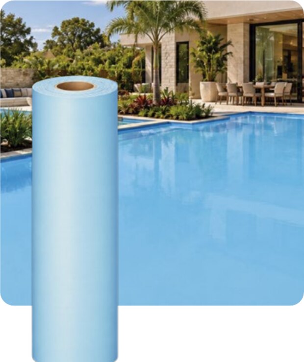 Estampa DARK BLUE TOTAL vinil 0,7 mm para piscina