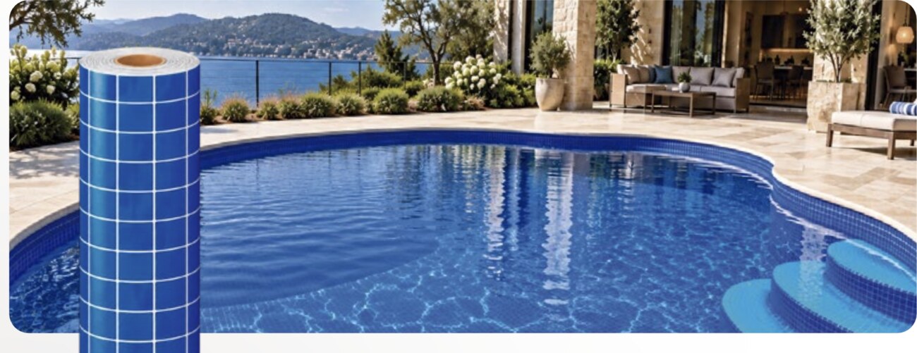 Estampa ILHA GRANDE vinil 0,7 mm para piscina