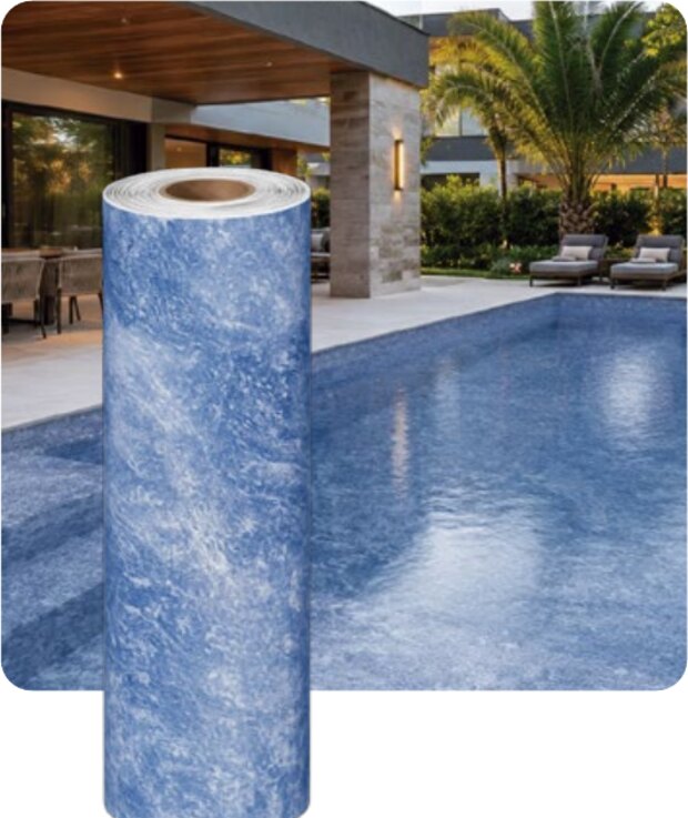 Estampa LUNARIS manta armada 1,5 mm para piscina