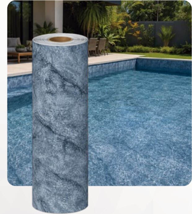 Estampa MALTA manta armada 1,5 mm para piscina