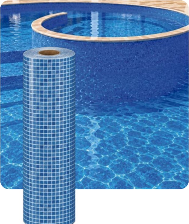 Estampa MOSAICO HAVAÍ D.B. TOTAL vinil 0,7 mm para piscina