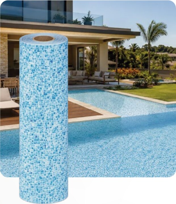 Estampa MOSAICO TOTAL vinil 0,7 mm para piscina
