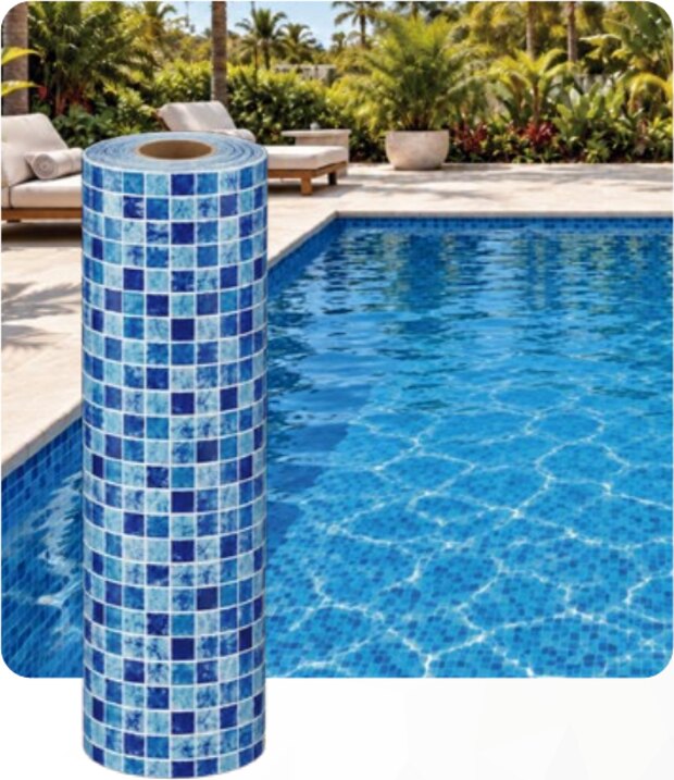 Estampa MURANO TOTAL vinil 0,7 mm para piscina