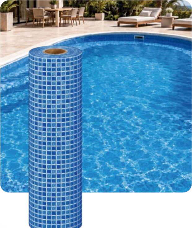 Estampa TOP MODEL vinil 0,7 mm para piscina