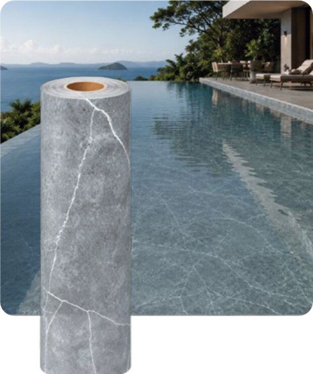 Estampa TOSCANA vinil 0,7 mm para piscina